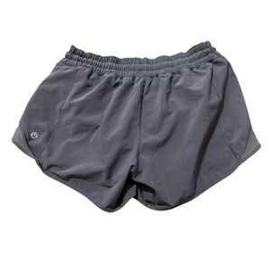 Lululemon gray running shorts size 4